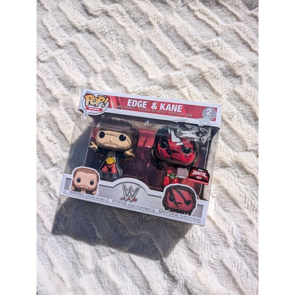 Funko POP WWE Edge & Kane Targetcon 2024 Exclusive 2 Pack Action Figure NEW RARE